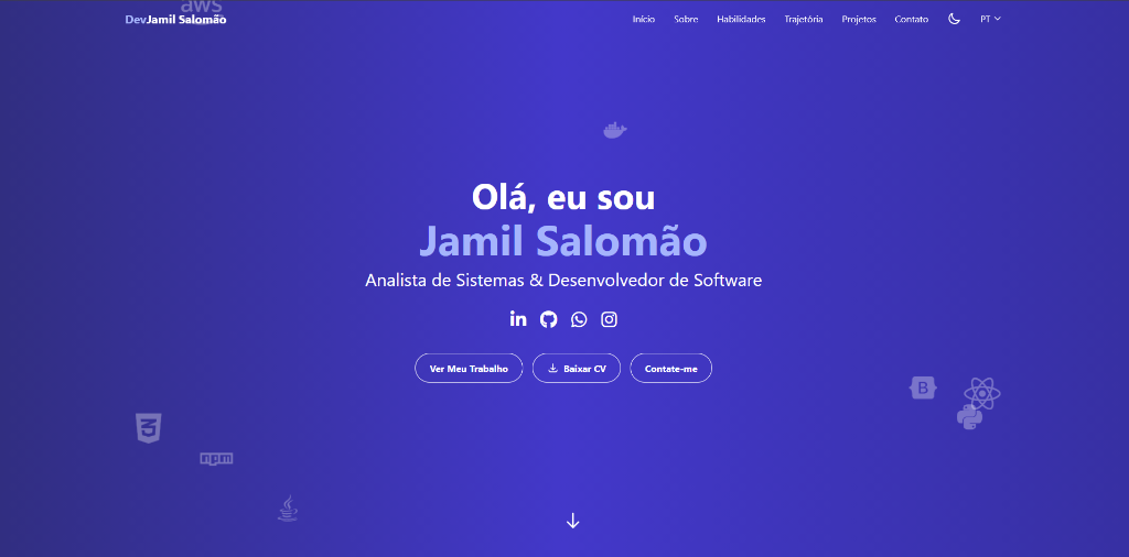 Portfólio Pessoal Jamil Salomão